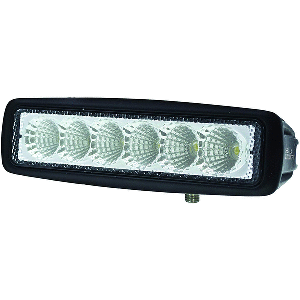 HELLA VALUE FIT BLACK MINI  FLOOD LIGHT BAR 6 LED