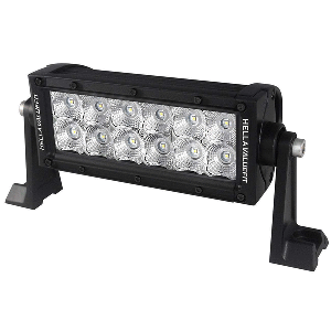 HELLA VALUE FIT  SPORT SERIES BLACK FLOOD LIGHT BAR 12 LED